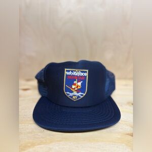 Vintage Whiteface Mountain Ski Navy Trucker Hat